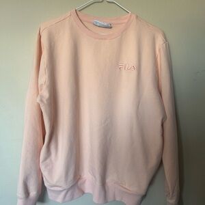 FILA Women's Peach Crewneck Sweatshirt